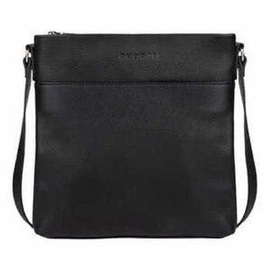 ⭐️ ◼️ Bugatti Black Pebbled Leather Crossbody Bag Unisex/Men/ Women 10”x1.5”x10”
